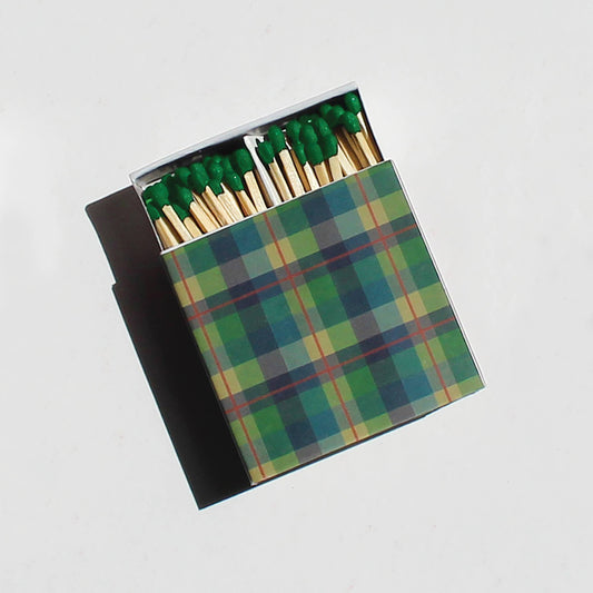 Forest Flannel Square 2" Matchbox