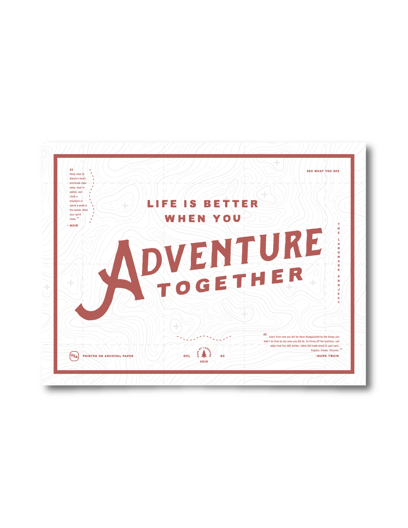 Adventure Together Print