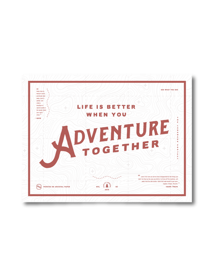 Adventure Together Print