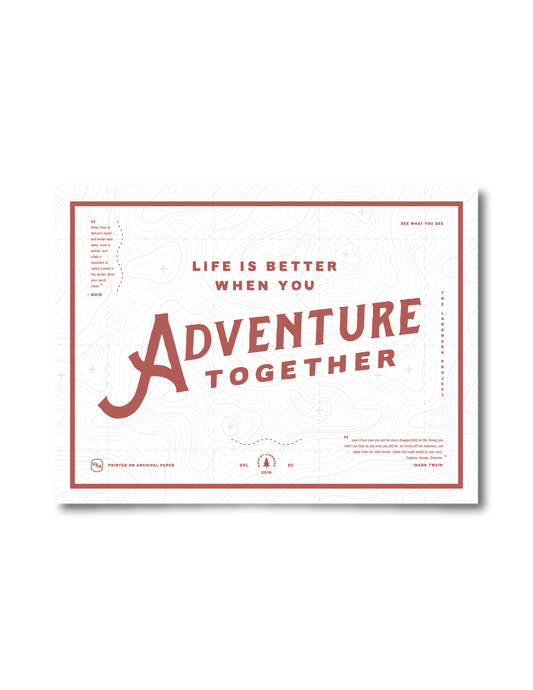 Adventure Together Print
