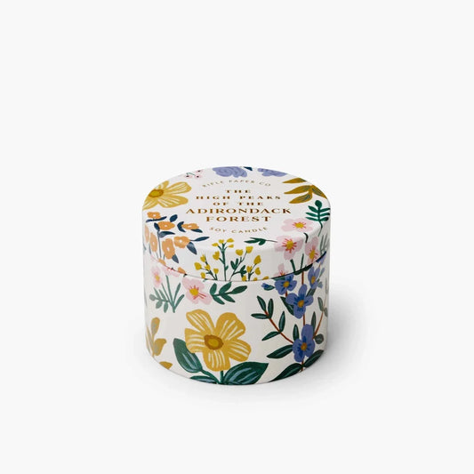 The High Peaks of the Adirondack Forest Tin Candle