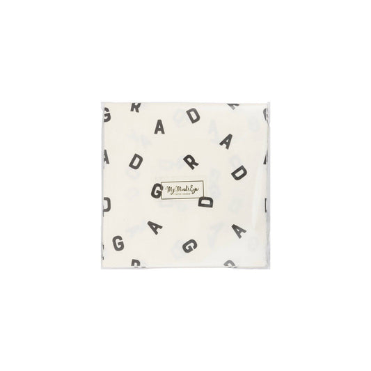 GRAD Letters Paper Cocktail Napkin