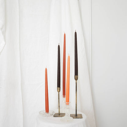 Taper Candles - Pair Terracotta