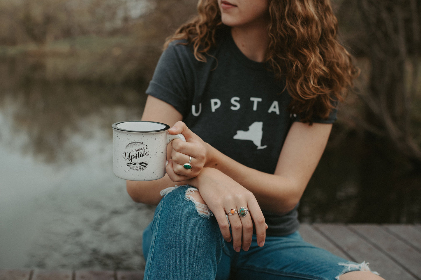 I’d Rather Be Upstate Camp Mug