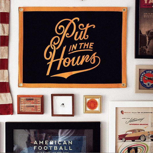 Put in the Hours Camp Flag